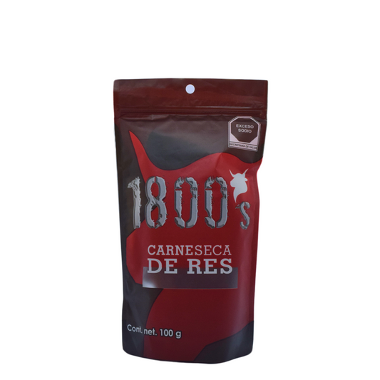 Carne seca 1800 - 100gr frente