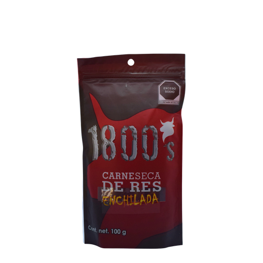 Carne seca en trozo enchilada 100gr.