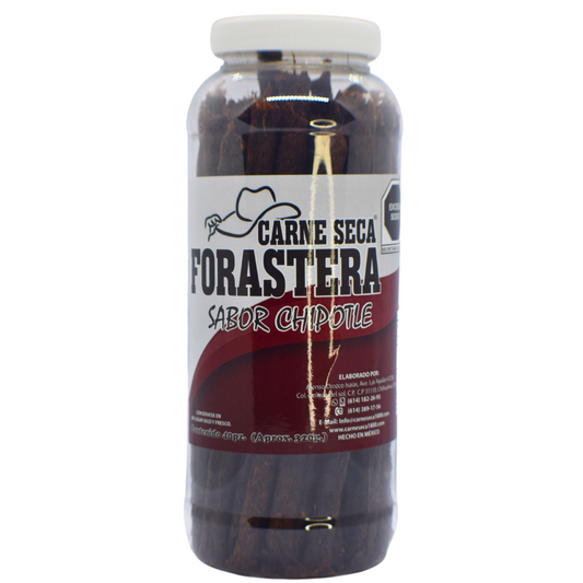 Tiras de carne seca 1800 sabor chipotle