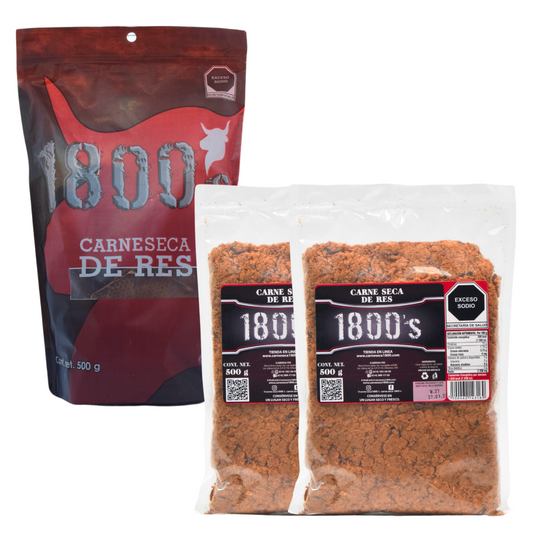 Paquete machaca y carne seca 1800