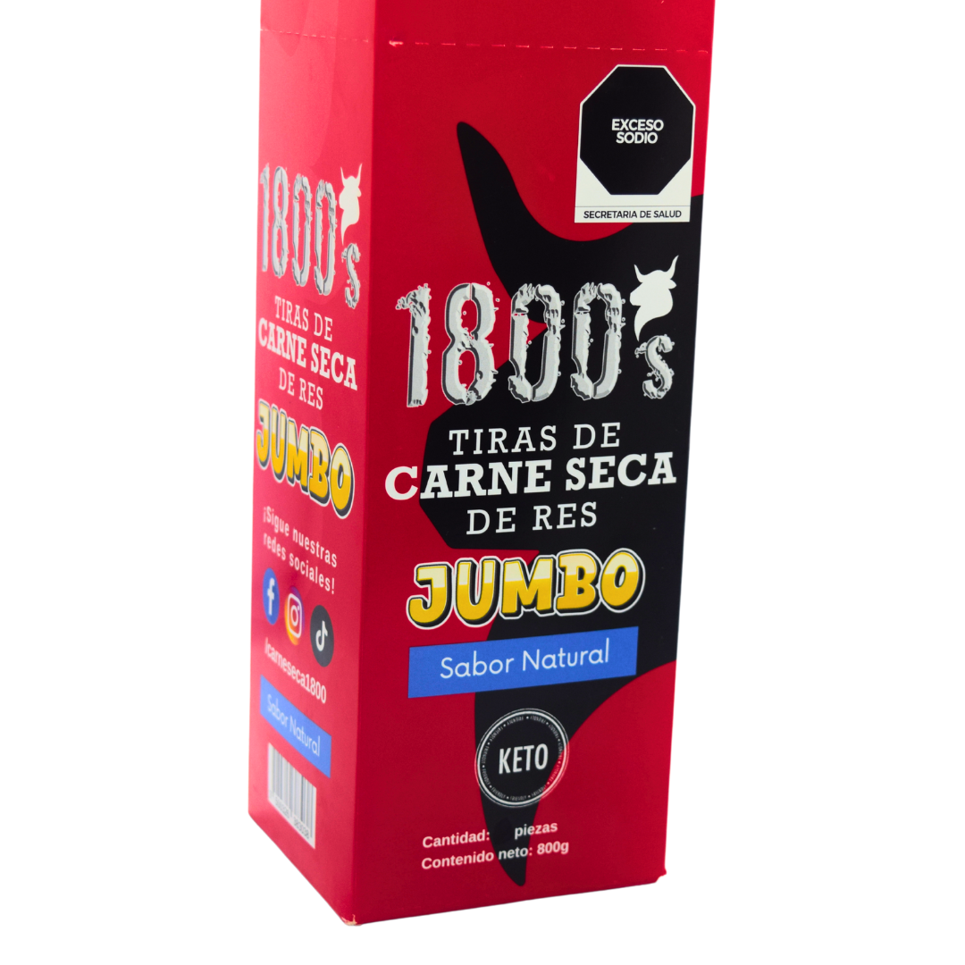 Tiras de carne seca Jumbo sabor Original