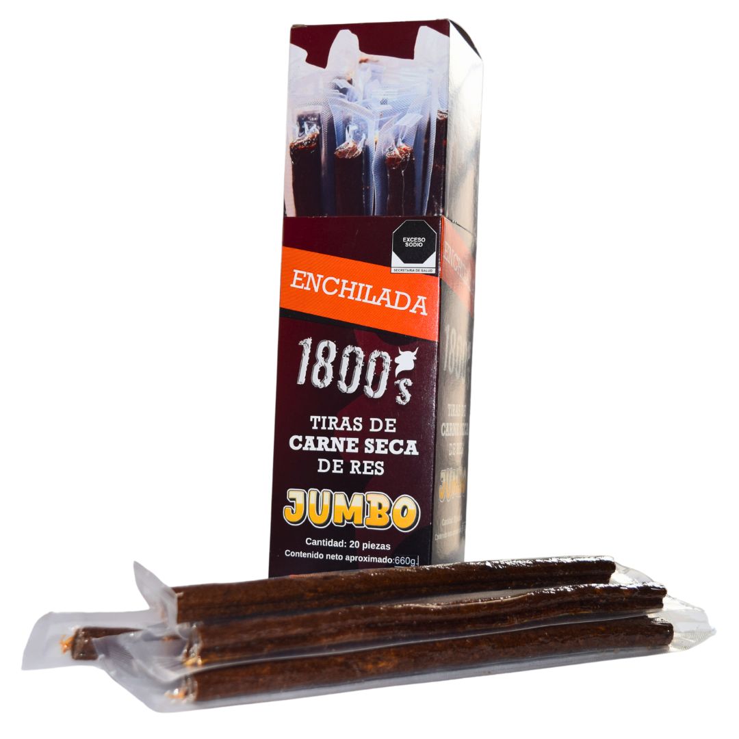 Tiras de carne seca Jumbo sabor Enchilada