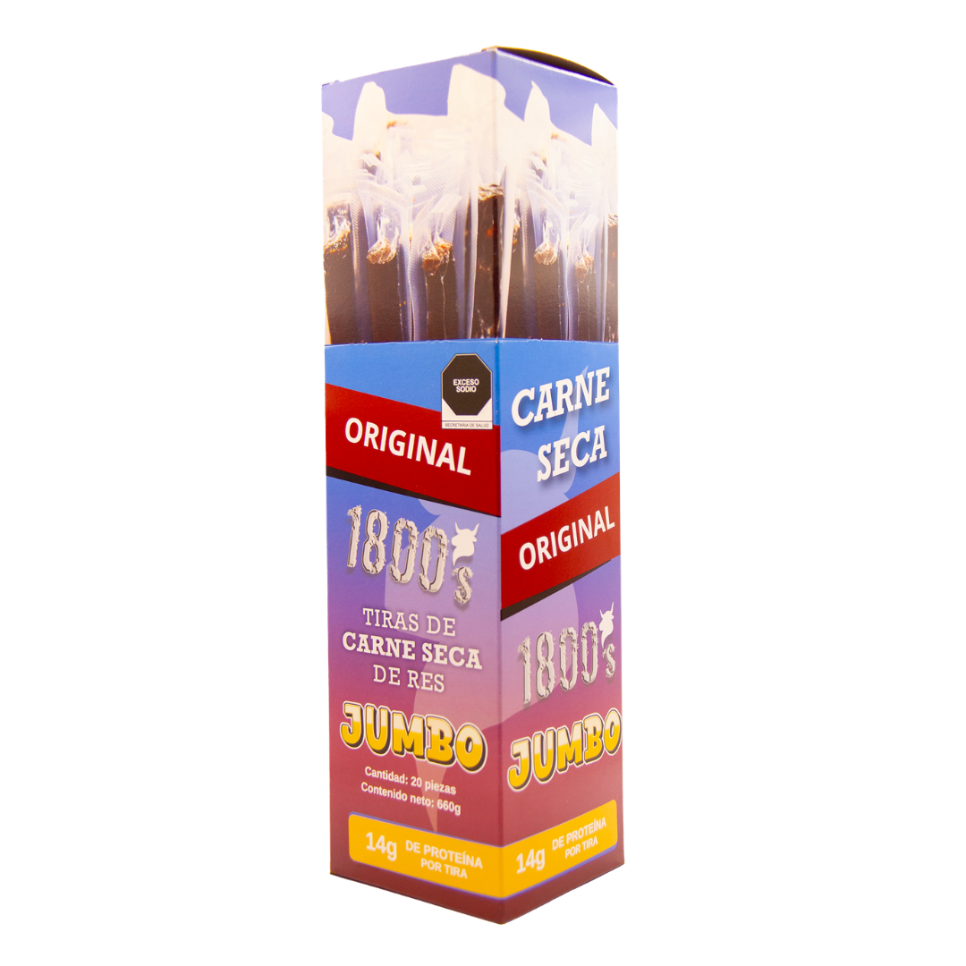 Tiras de carne seca Jumbo sabor Original