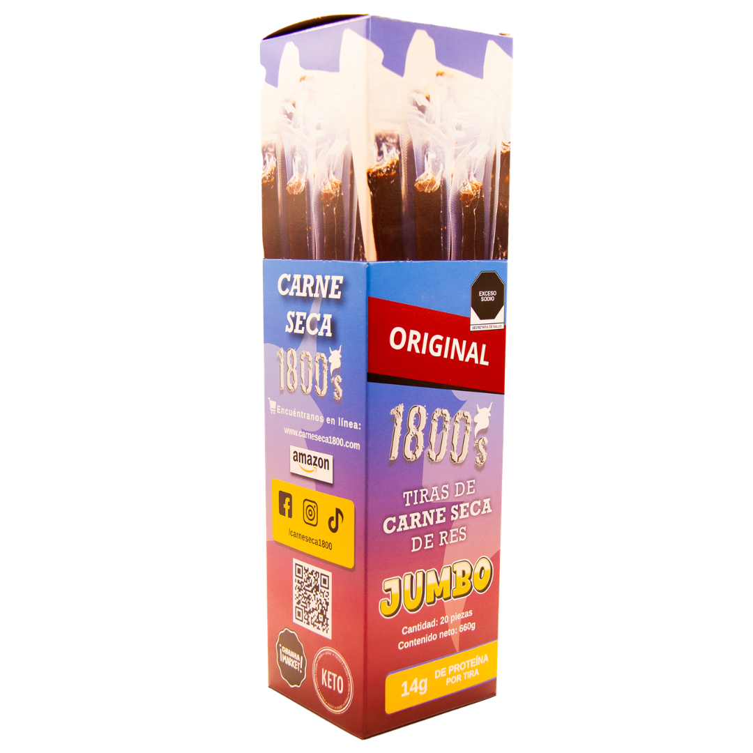 Tiras de carne seca Jumbo sabor Original